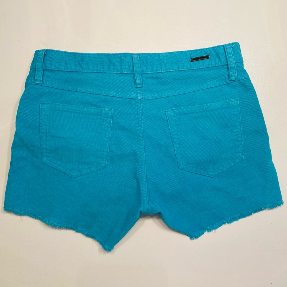 Carve Designs Oahu 4" Corduroy Shorts organic cotton Turquoise size 2